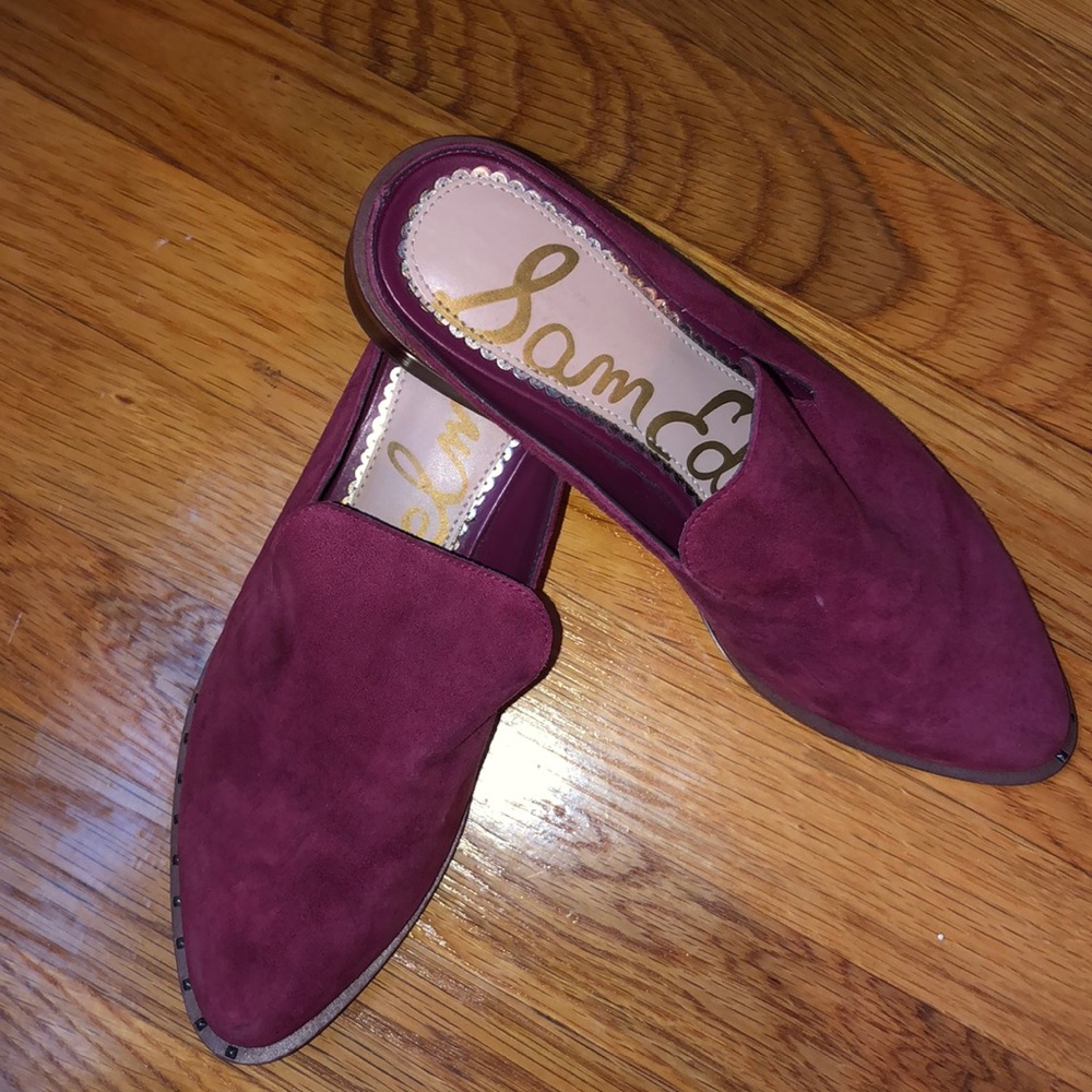 Size 6 Sam Edelman Maroon Clog